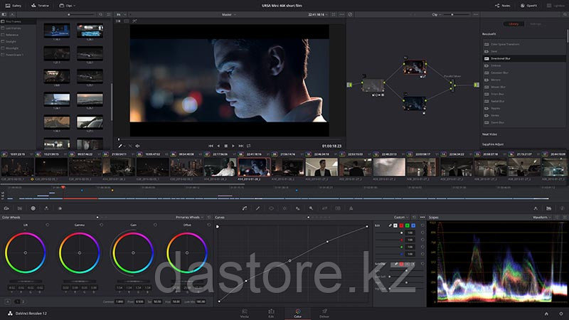 Blackmagic Design DaVinci Resolve 14 Studio программа цветокоррекции