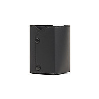 Подставка для ручек VINGA Timo из rPET RCS, черный; , Длина 26,5 см., ширина 0,2 см., высота 15,5 см., диаметр