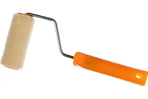 Валик малярный с ручкой, 50% акрил, 50% шерсть, STAYER VELOUR MASTER 30 мм, 100 мм