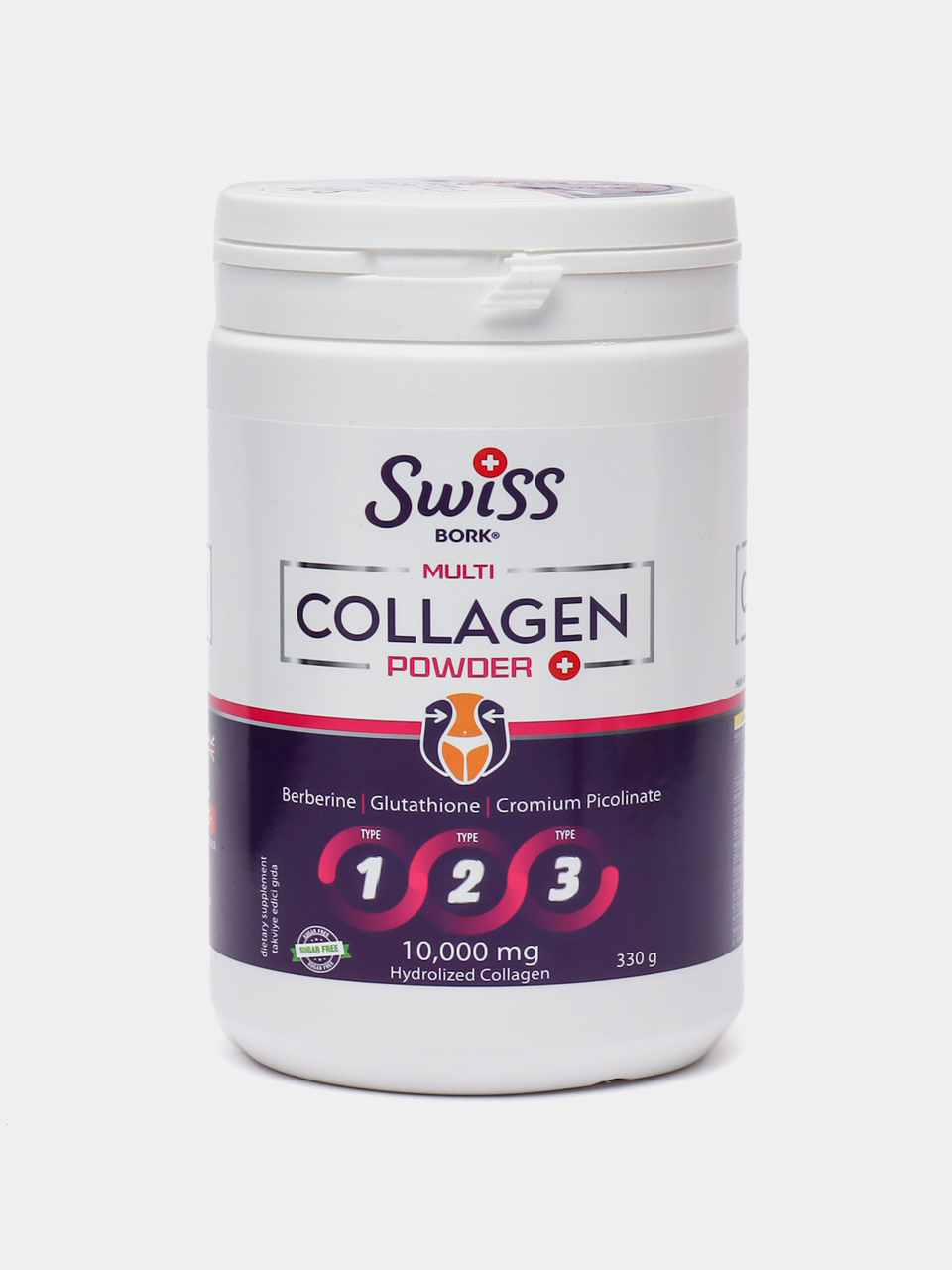 Коллаген Swiss BORK для похудения 1/2/3 тип 10000mg 330 г Collagen - фото 1 - id-p121029113