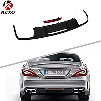 Диффузор заднего бампера на CLS-Class (C218) 2014-17 дизайн CLS63 (for AMG)