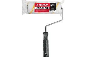 Валик малярный с ручкой, ЗУБР ДУАЛОН МАСТЕР 40 мм, 180 мм