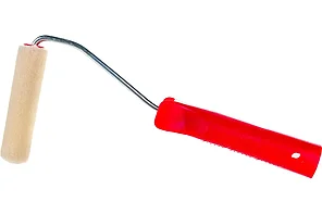 Валик малярный с ручкой, ворс 4мм, 100% шерсть, ЗУБР ВЕЛЮР ЭКСПЕРТ 100 мм