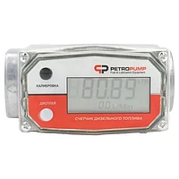 Petropump AC-TM-1 - турбинный счетчик для бензина и ДТ, 1" BSP (F), 20-100 л/мин