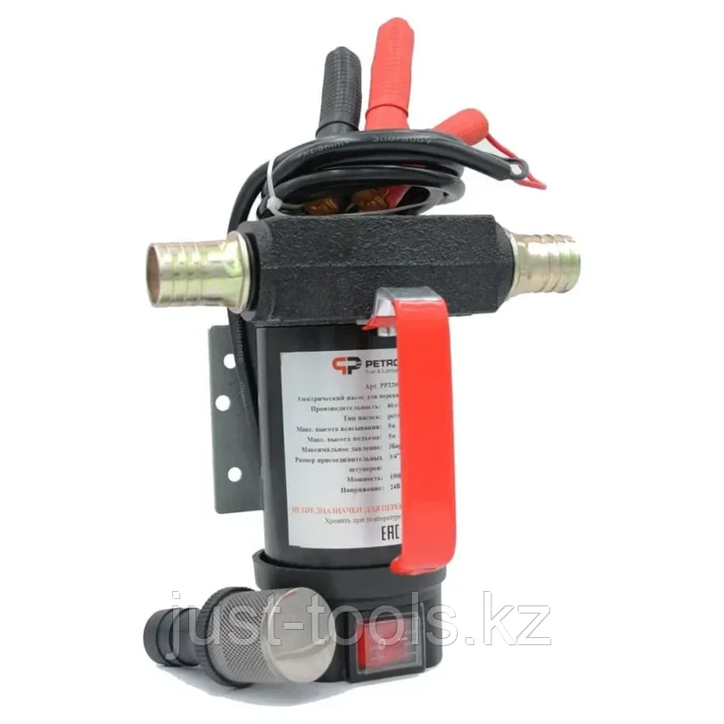 Petropump DCTP40,24V - Электрический насос 24В для ДТ и керосина, 40 л/мин