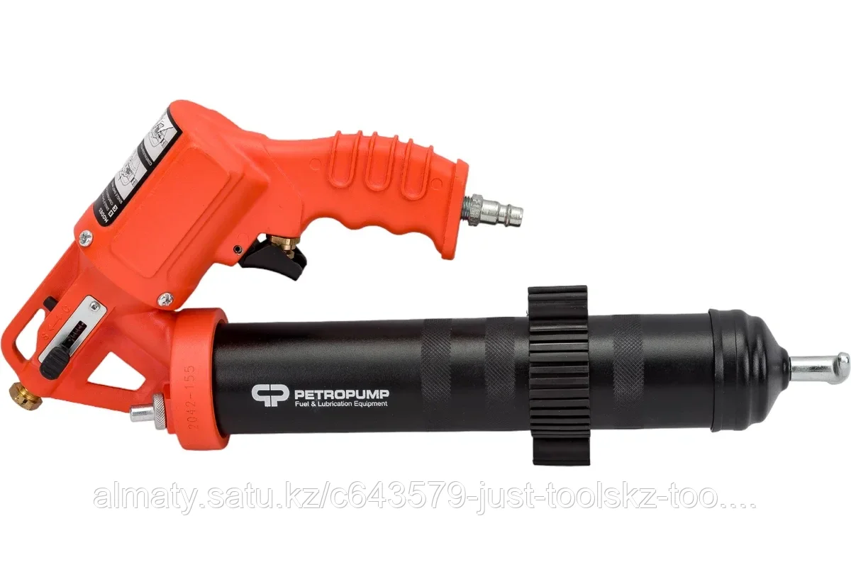 Petropump Двухрежимный пневматический шприц для смазки, 413 бар, 1/8" BSPT, гибкий шланг