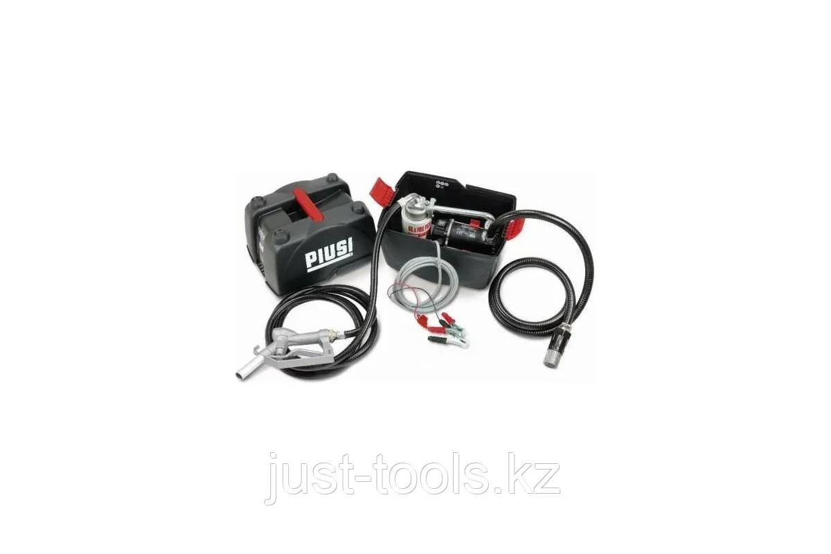 PIUSI Piusibox 12V PRO - Мобильный комплект для перекачки ДТ в ящике (мех. пист., фильтр), 43 л/мин