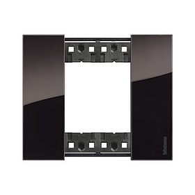 Рамка декоративная Bticino KA4802DG Living Now 2 модуля "Ночь"