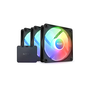 Комплект кулеров для компьютерного корпуса NZXT F120 RGB Core RF-C12TF-B1 Black 3в1, фото 1