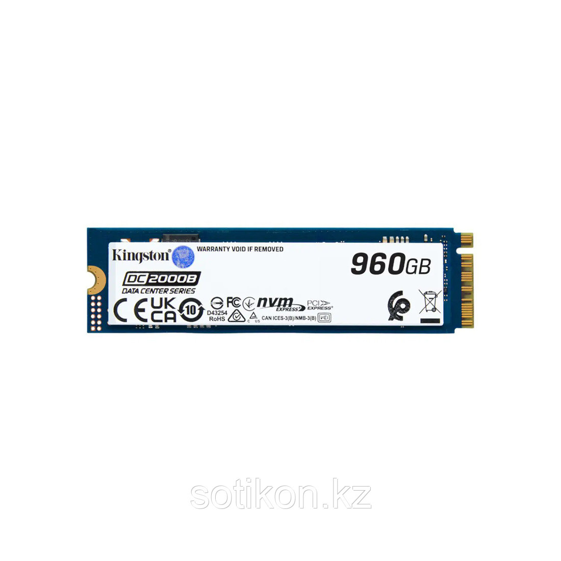 Твердотельный накопитель SSD Kingston DC2000B SEDC2000BM8/960G M.2 NVMe PCIe 4.0x4
