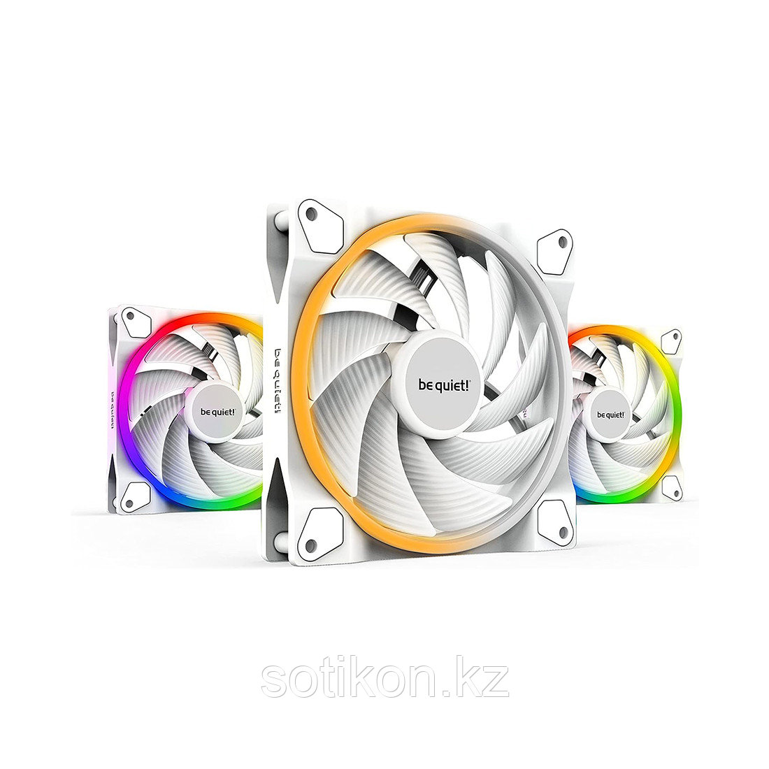 Вентилятор для компьютерного корпуса Bequiet! Light Wings 140mm PWM high-speed Triple-Pack White