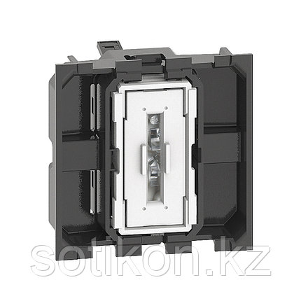 Переключатель Bticino K4003M2A Living Now 10А 2 модуля автоматические клеммы, фото 1