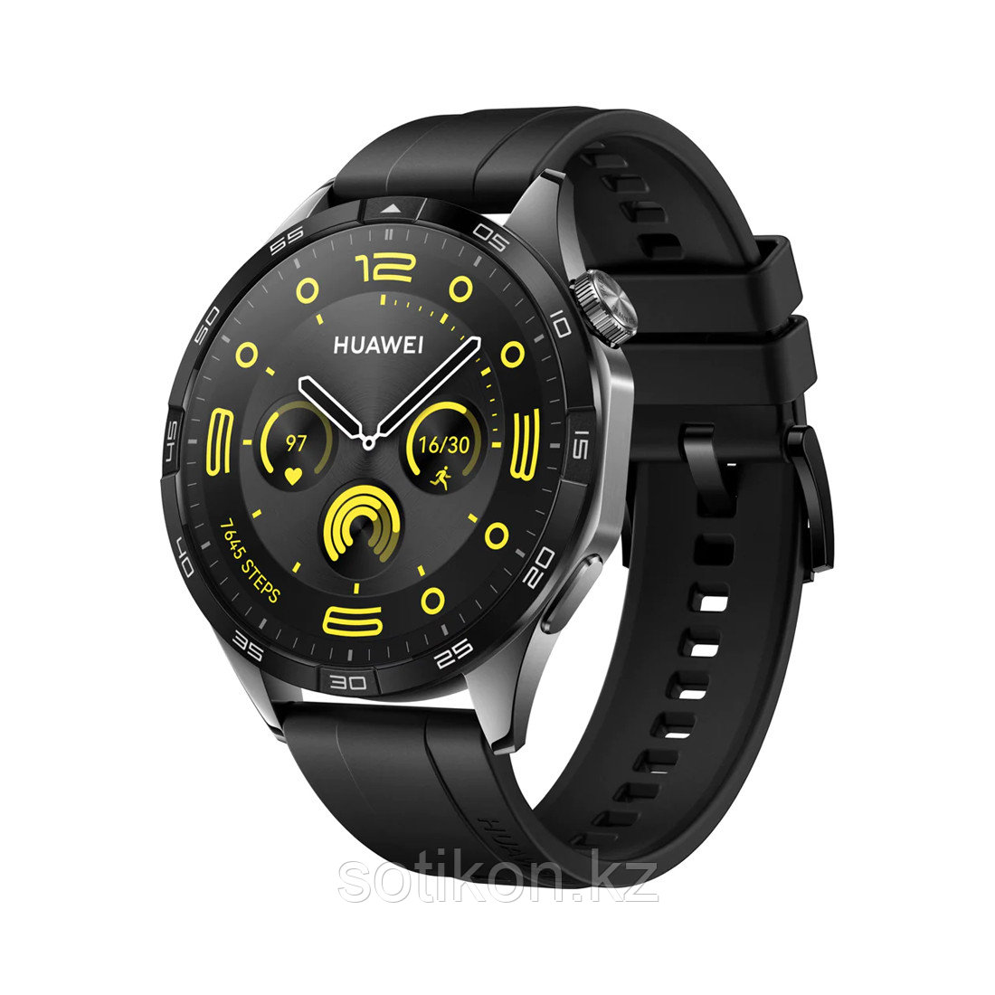 Смарт часы Huawei Watch GT 4 PNX-B19 46mm Black Fluoroelastomer Strap