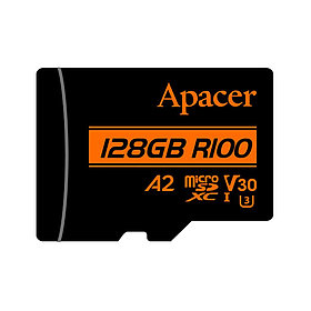 Карта памяти Apacer AP128GMCSX10U8-R 128GB с адаптером SD