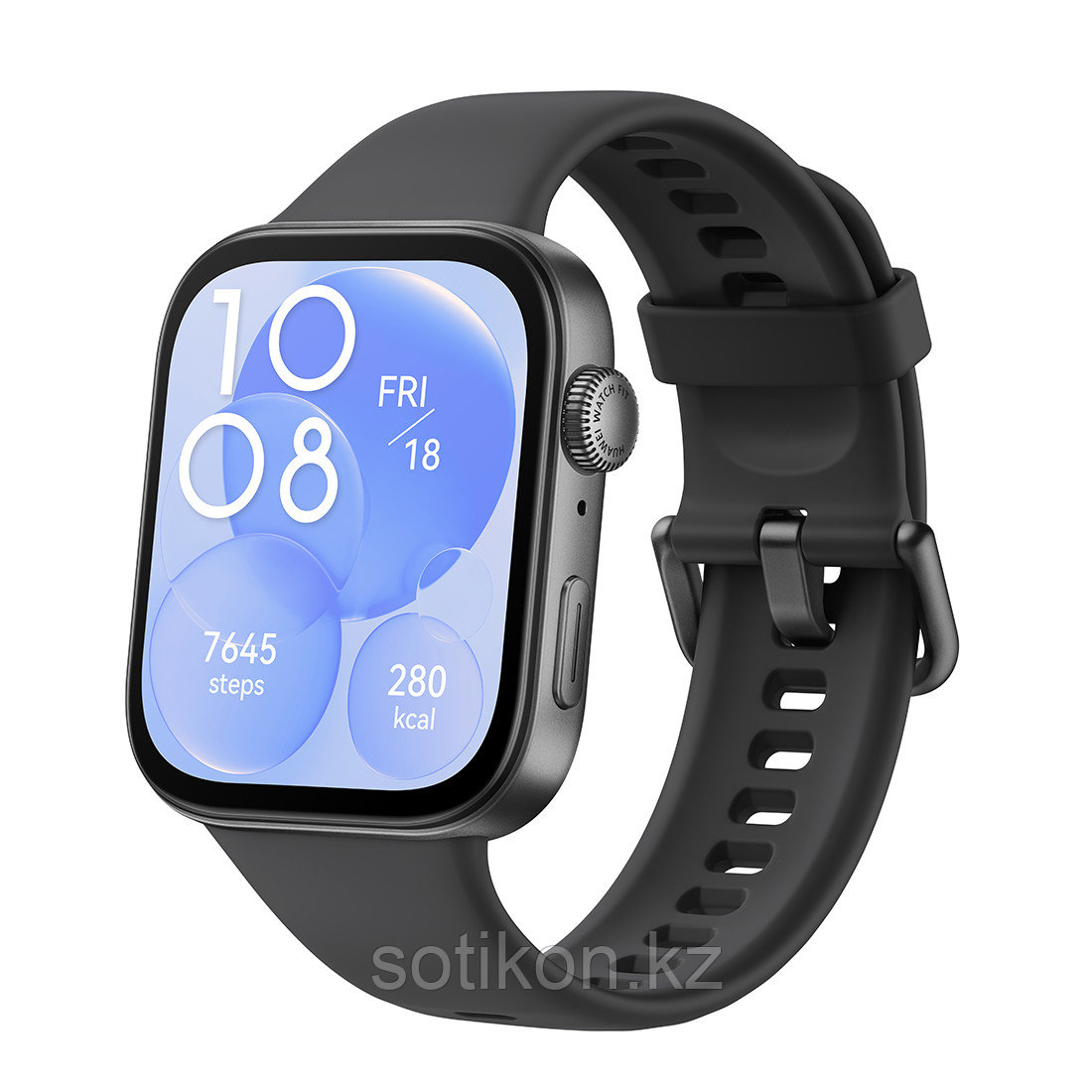Смарт часы Huawei Watch Fit 3 SLO-B09 Black Fluoroelastomer Strap