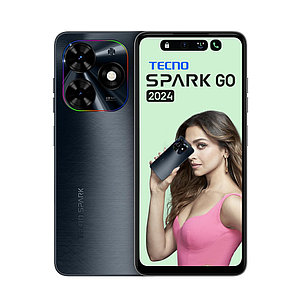 Мобильный телефон TECNO SPARK Go 2024 (BG6) 64+4 GB Gravity Black, фото 1
