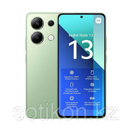 Мобильный телефон Redmi Note 13 6GB RAM 128GB ROM Mint Green, фото 1