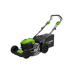 Газонокосилка аккумуляторная Greenworks 40V 46 см бесщеточная самоходная c 1хАКБ 4 Ач и ЗУ, фото 1