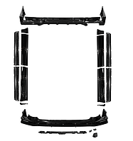 Обвес GR для Toyota Alphard 2023+ Тойота Альфард Губа переднего бампера Боковые юбки Тюнинг