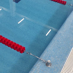 Комплект 25м / 100мм Standard разделительной дорожки для бассейна На тросе крепление на талреп