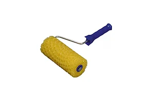 Валик малярный с ручкой, STAYER СТРУКТУРНЫЙ ПОРОЛОН ГОРОШЕК PROFESSIONAL 80 мм, 180 мм