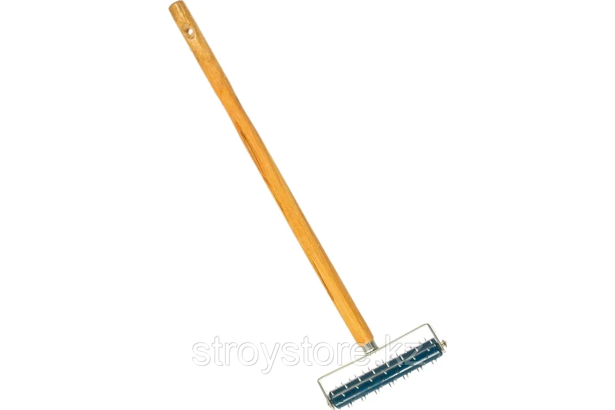 Валик игольчатый для гипсокартона, металлические иглы, STAYER PROFESSIONAL 150 мм, d32 мм,  ручка 500 мм