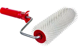 Валик игольчатый для наливных полов, полипропилен, ЗУБР МАСТЕР 200 мм, d72 мм