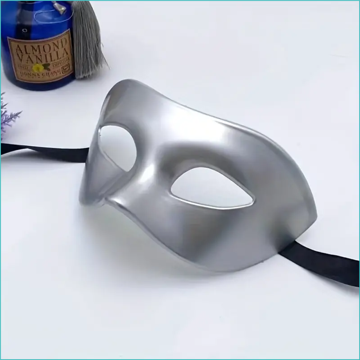Античная маска "Geometric" (Pastic Silver)