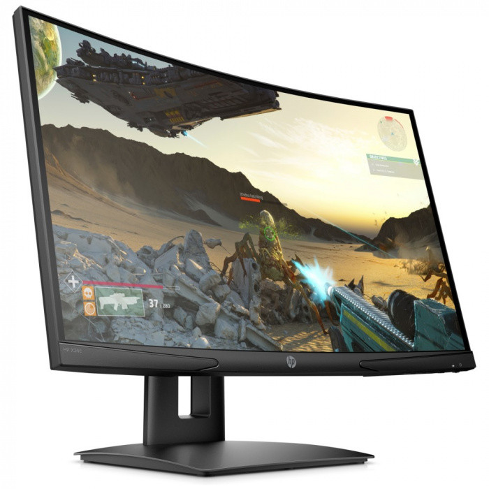 hp Монитор HP 9FM22AA X24c Gaming 23.6" VA,FHD 144Hz,300cd/m2,H178°/V178°,3000:1,4ms,HDMI,DP,Curv1500R,Black
