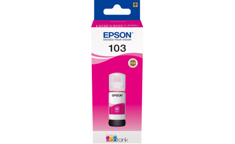 Epson Контейнер с голубыми чернилами Epson C13T00S34A 103 EcoTank Magenta ink bottle