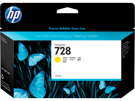 hp Картридж струйный HP F9J65A, 728, DesignJet, 130 мл,  Желтый