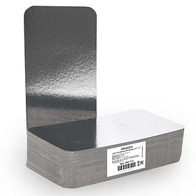 Крышка картон-мет. для алюминиевой формы 410-005 размер 213 х 122 мм, 100 шт/уп