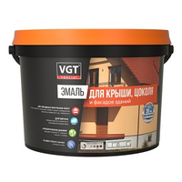 Эмаль для крыши, цоколя и фасадов зданий VGT 10кг