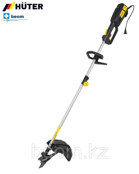 Электротриммер HUTER GET-1500SL ( 1500 Вт | 220В | Вес, 6,2 кг | Леска 2 мм | Нож 3Т | Ширина кошения 42 cм )