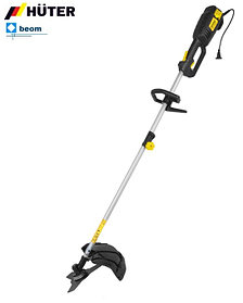 Электротриммер HUTER GET-1500SL ( 1500 Вт | 220В | Вес, 6,2 кг | Леска 2 мм | Нож 3Т | Ширина кошения 42 cм )