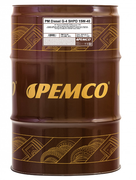 PEMCO DIESEL G-4 15W40 208L