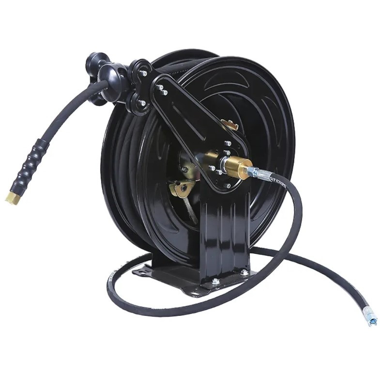 Катушка воздушная с шлангом 8x12mm - 10 м, 18 бар, открытая T400-10GYG (AutoMeister)