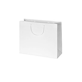 Бумажный пакет, белый 15/14 см.
