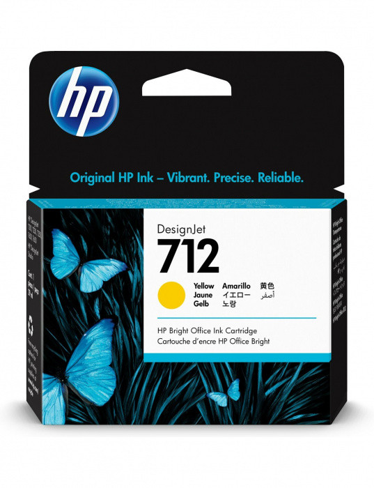 hp Картридж HP 3ED69A (№712) (желтый) Желтый (Yellow)