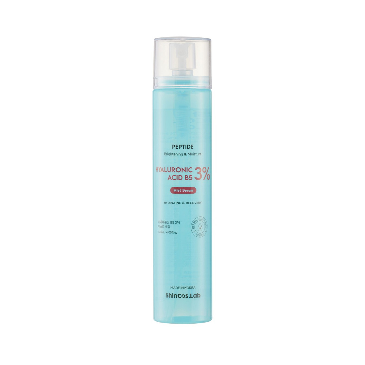 Мист для лица Shincos Lab Hyaluronic Acid B5 3% Mist Serum Гиалурон и витамин Б5 120 мл