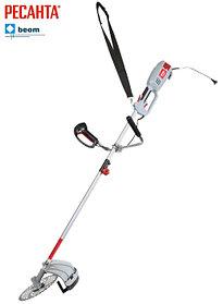 Электротриммер Ресанта ЭТ-1500НВ ( 1500 Вт | 220В | Вес, 6.2 кг | Леска 2 мм | Нож 40ТР | Ширина кошения 42см)