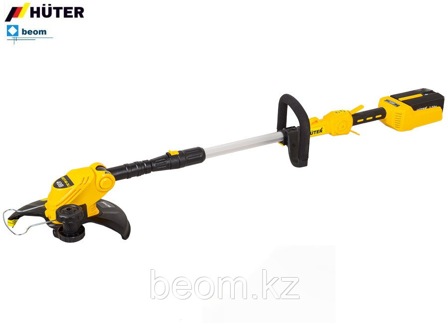 Аккумуляторный триммер Huter GET-40-3 Li ( 40 В | 3 А*ч Li-Ion | Вес, 5.42 кг | Нейлоновая леска 1.6 мм )
