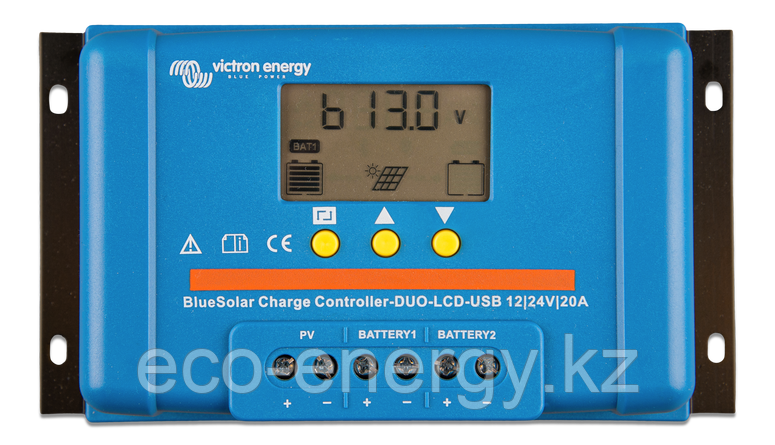 Солнечный контроллер заряда Victron Energy BlueSolar PWM DUO-LCD&USB 12/24V-20A