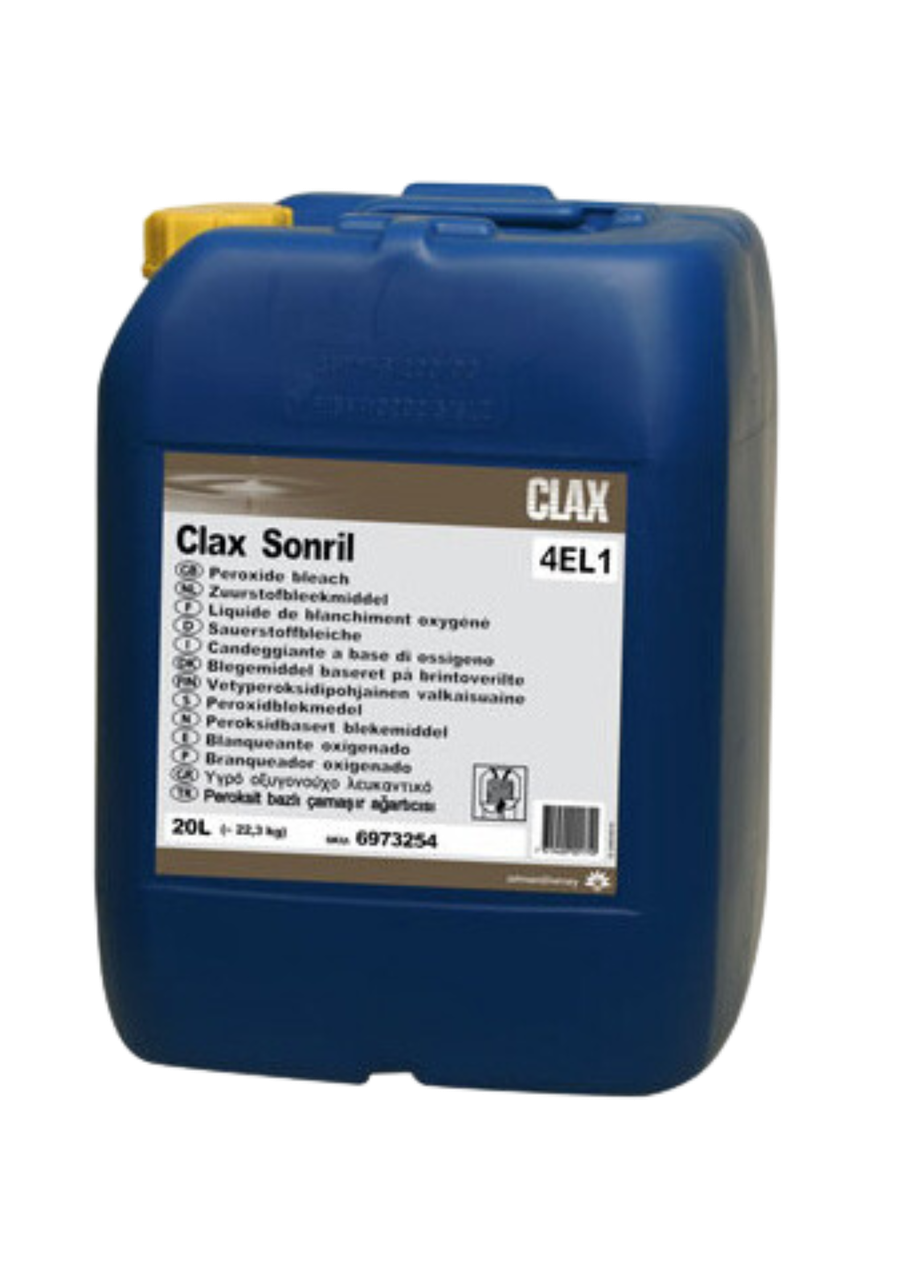 Diversey CLAX SONRIL (4EL1) 22.2 kg жидкий кислородный отбеливатель, фото 1