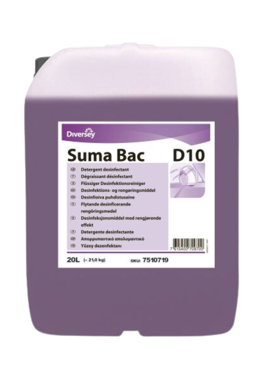 Diversey SUMA BAC D10 5 kg - универсальное моющее и дезинфицирующее средство, фото 1