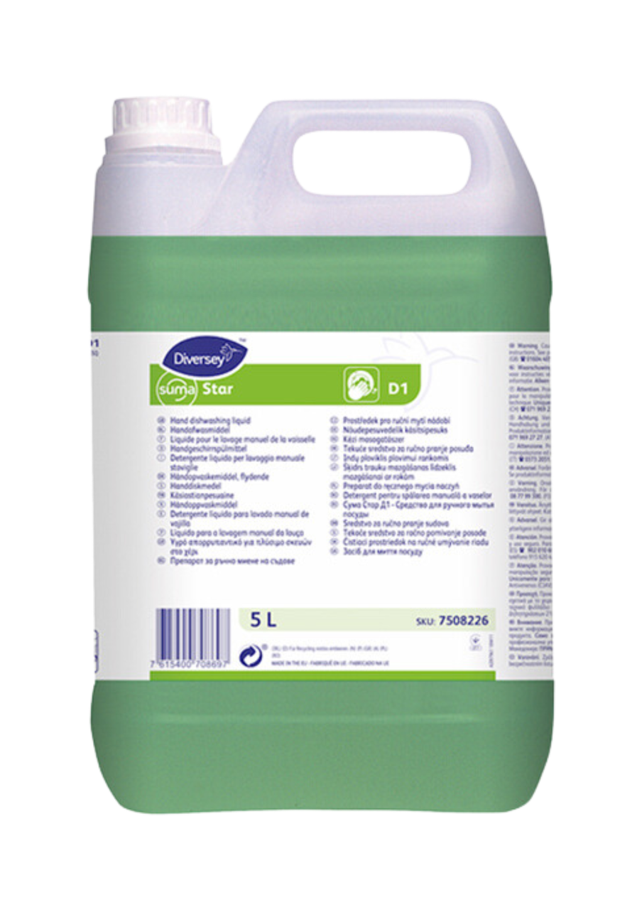 Diversey SUMA D1 (5L) - средство для мытья посуды (вручную), фото 1