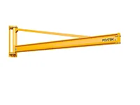 Кран консольный поворотный настенный легкий 1000кг с вылетом стрелы 3 метра