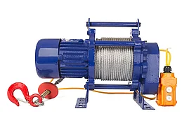 Лебедка ЛЭК KCD-300 E21 300 кг 380в с канатом 70 м