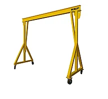 Мини-кран козловой усиленной конструкции МПУ OCALIFT 1т 4х4 метра мобильный ручной