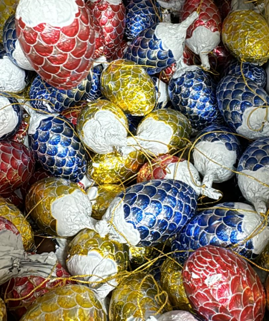 Шоколадные конфеты ШИШКИ РАЗНОЦВЕТНЫЕ (на ёлку) 1кг